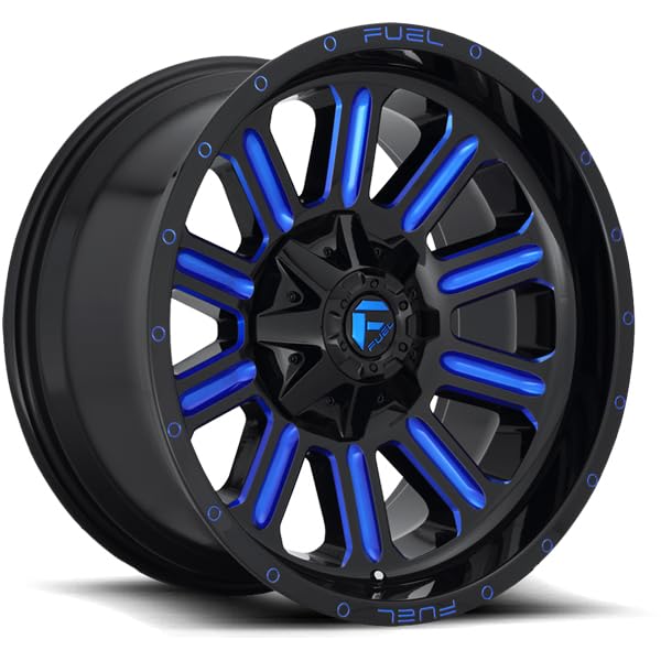 FUEL OFF-ROAD 18X9 HARDLINE 5X4.5/5.0 5.04 1mm GLOSS BLACK RED TINTED CLEAR - D62118902650