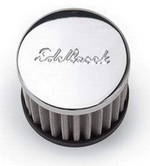 Chrome Edelbrock Valve Cover Breather 4420