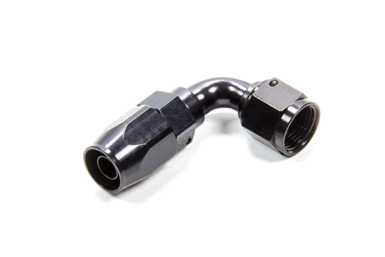 109008-BL Fragola Performance Systems #8 X 90 Power Flow Hose End Black
