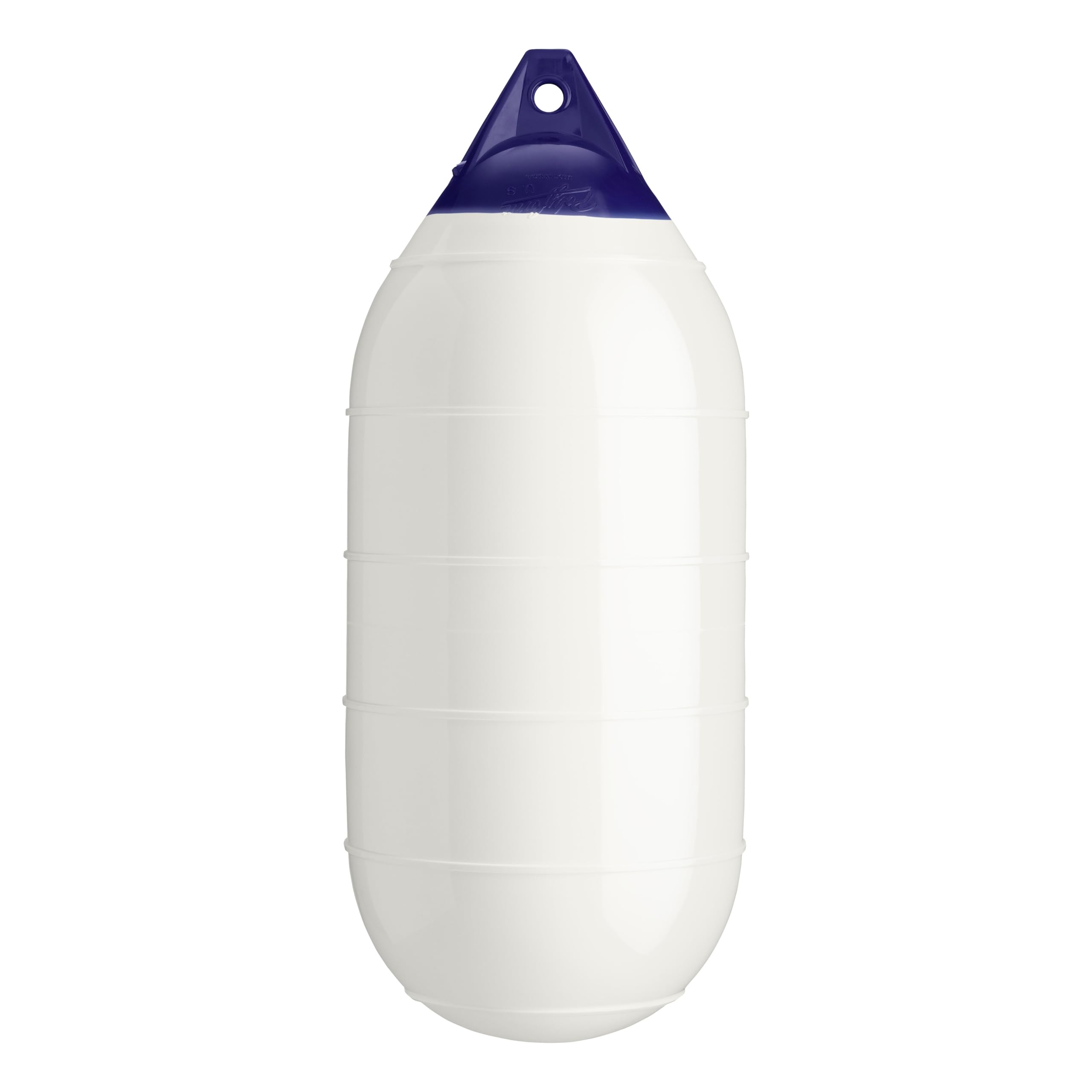 Polyform LD-4 Low Drag Buoy Standard Blue Ropehold - White