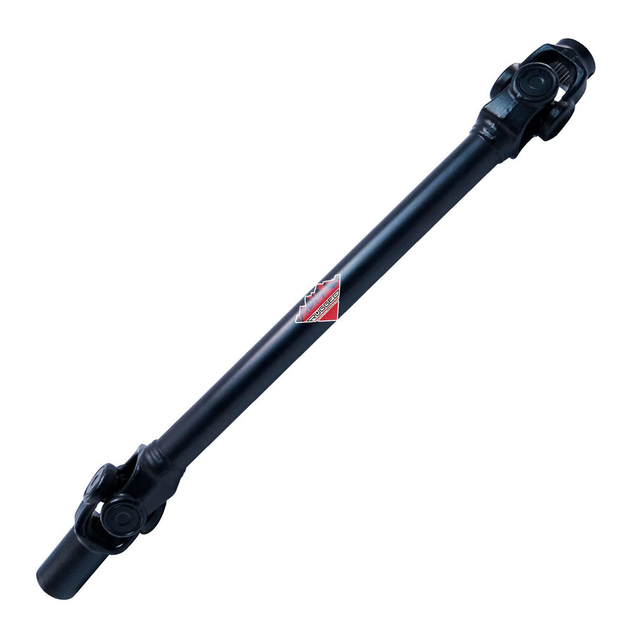Rear Rugged Propeller Shaft for (2021-22) Segway Snarler 570, in Heat Treated Carbon Steel & The Powder Coated Black Shafts for Extreme Durability, U-Joints with Greased Fittings OEM: A01P22100001