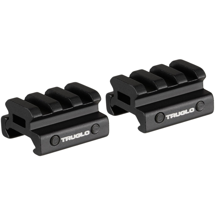 TRUGLO adult unisex 2-Piece RISER MNT PICATINNY 1 2 PCS, Multi, 1.36 inches long x 0.5 high US