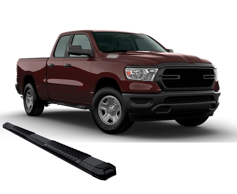 Black Horse Off Road Cutlass Black Steel Running Boards Compatible with 2019-2022 Ram 1500 Excl. 19-21 RAM 1500 Classic