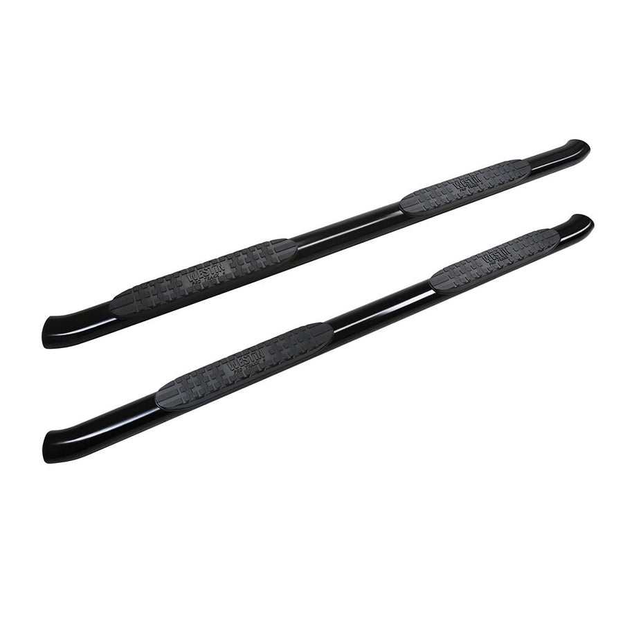 PRO TRAXX 4 Westin Oval Nerf Bars fits 2019-2025 Silverado Sierra 1500 2020-2025 Silverado Sierra 2500 3500 Crew Cab (Exc 2019 Silverado LD/Sierra 1500 Limited) Black Pair