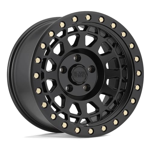 Black Rhino PRIMM Hard Alloys 17X8.5 5X5.0 3.25-38mm MATTE BLACK W/BLACK BOLTS - 1785PRM-85127M71