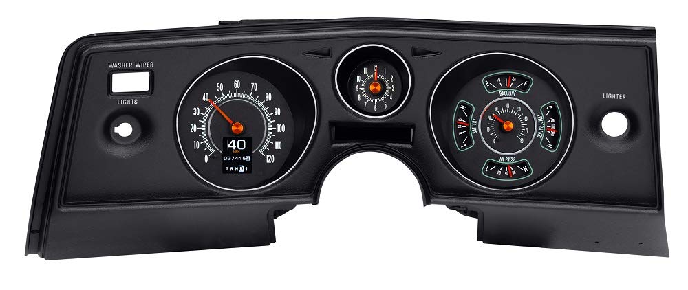 Dakota Digital Retrotech Gauge Instrument System RTX-69C-CVL-X Compatible with 1969 Chevy Chevelle/El Camino