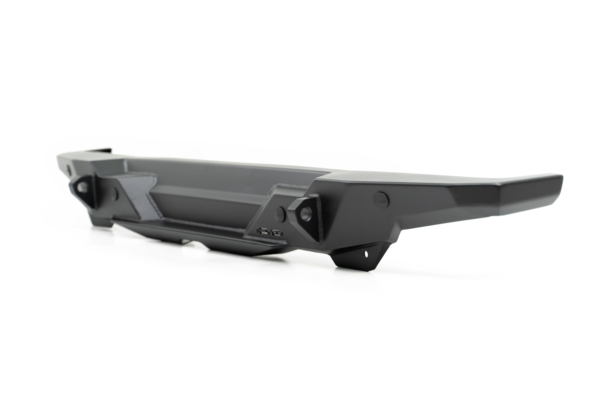 FS-15 Series DV8 Offroad Rear Bumper for the 2018-2025 Jeep Wrangler JL | Compatible with Factory Hitch | License Plate Relocation Bracket with Plate Light | Welded-in Zip Tie Tabs