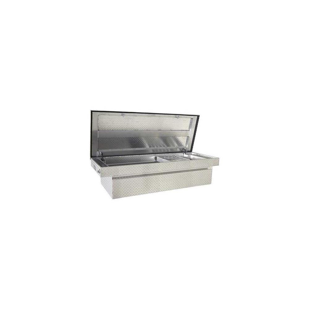 Black Aluminum JOBOX Single Lid Fullsize Crossover Truck Box PAC1580002