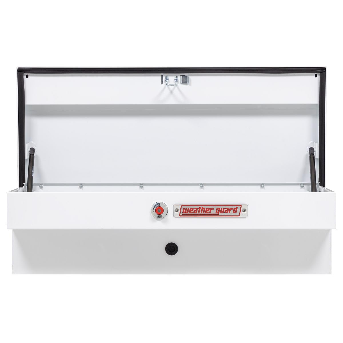 Weather Guard 41in Model 185-3-04 Lo-Side Truck Box, Steel, White, 3.0 cu ft capacity