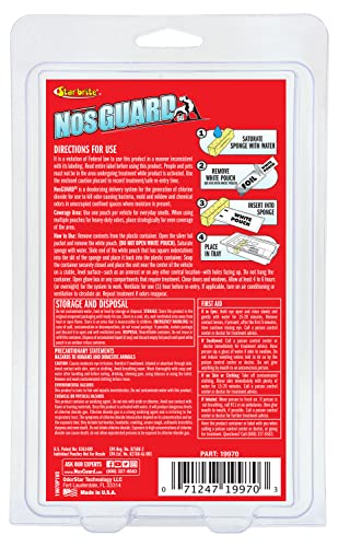Auto Odor Eliminator STAR BRITE, Fast Release Vapor System Eliminates Car Odors in 4-6 Hours (19970)