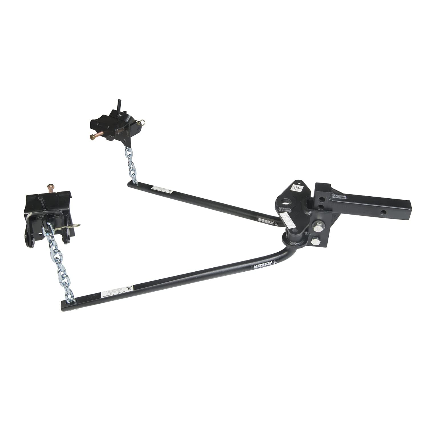 Husky Round Bar 31423 Weight Distribution Hitch with Bolt-Together Ball Mount/Shank Assembly 1200 Lbs Max Tongue