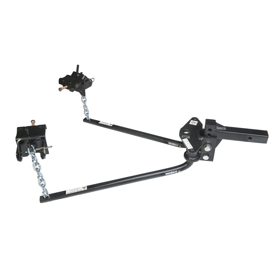 Husky Round Bar 31423 Weight Distribution Hitch with Bolt-Together Ball Mount/Shank Assembly 1200 Lbs Max Tongue