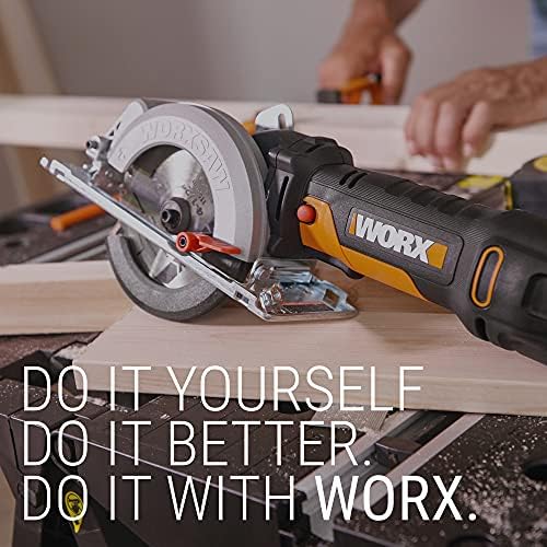 WORXSAW 4.5 Amp Worx WX439L 4.5" Electric Compact Circular Saw