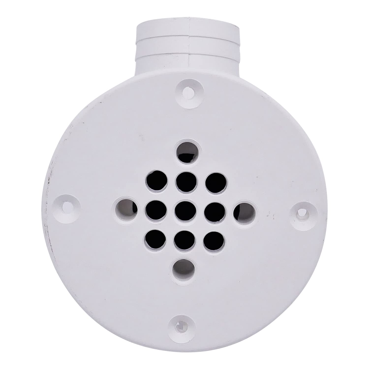 T-H Marine Scupper Drain Cockpit, UV-Stabilized Polymer Marine Drain Fitting with Check Ball Design, Easy Installation 1.5" Hose Compatibility, Leaf Guard Technology for Debris Prevention