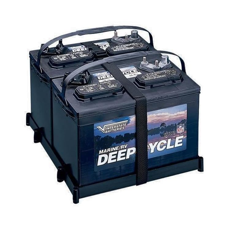 Dual Holder Tray T-H Marine Supplies Boating Battery Chargers