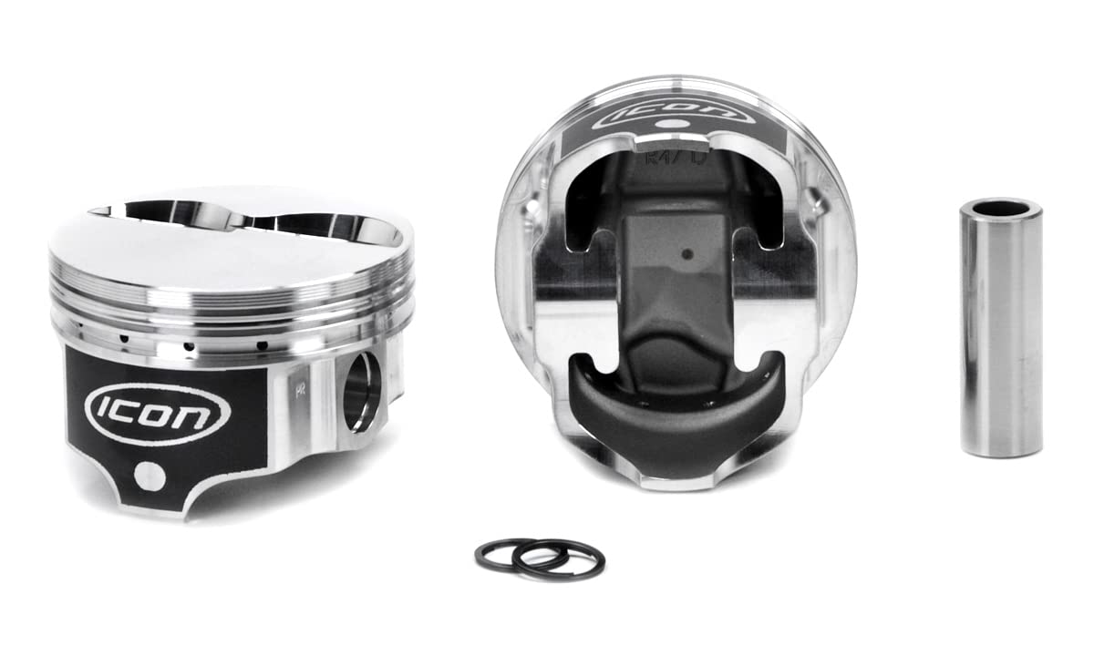 Icon Premium PistonsIcon Forged, 4.030 in Bore, 1/16 x 1/16 x 3/16 in Ring Grooves, Minus 4.80 cc