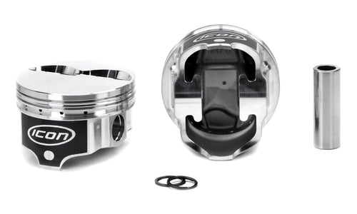Icon Premium PistonsIcon Forged, 4.030 in Bore, 1/16 x 1/16 x 3/16 in Ring Grooves, Minus 4.80 cc