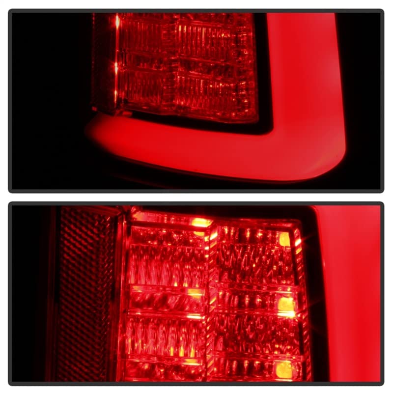 Dodge Ram 1500 09-18/Ram 2500/3500 10-18 Spyder Auto 5084033 Light Bar LED Tail Lights - Incandescent Model only (Not Compatible With LED Model) - Black Smoke