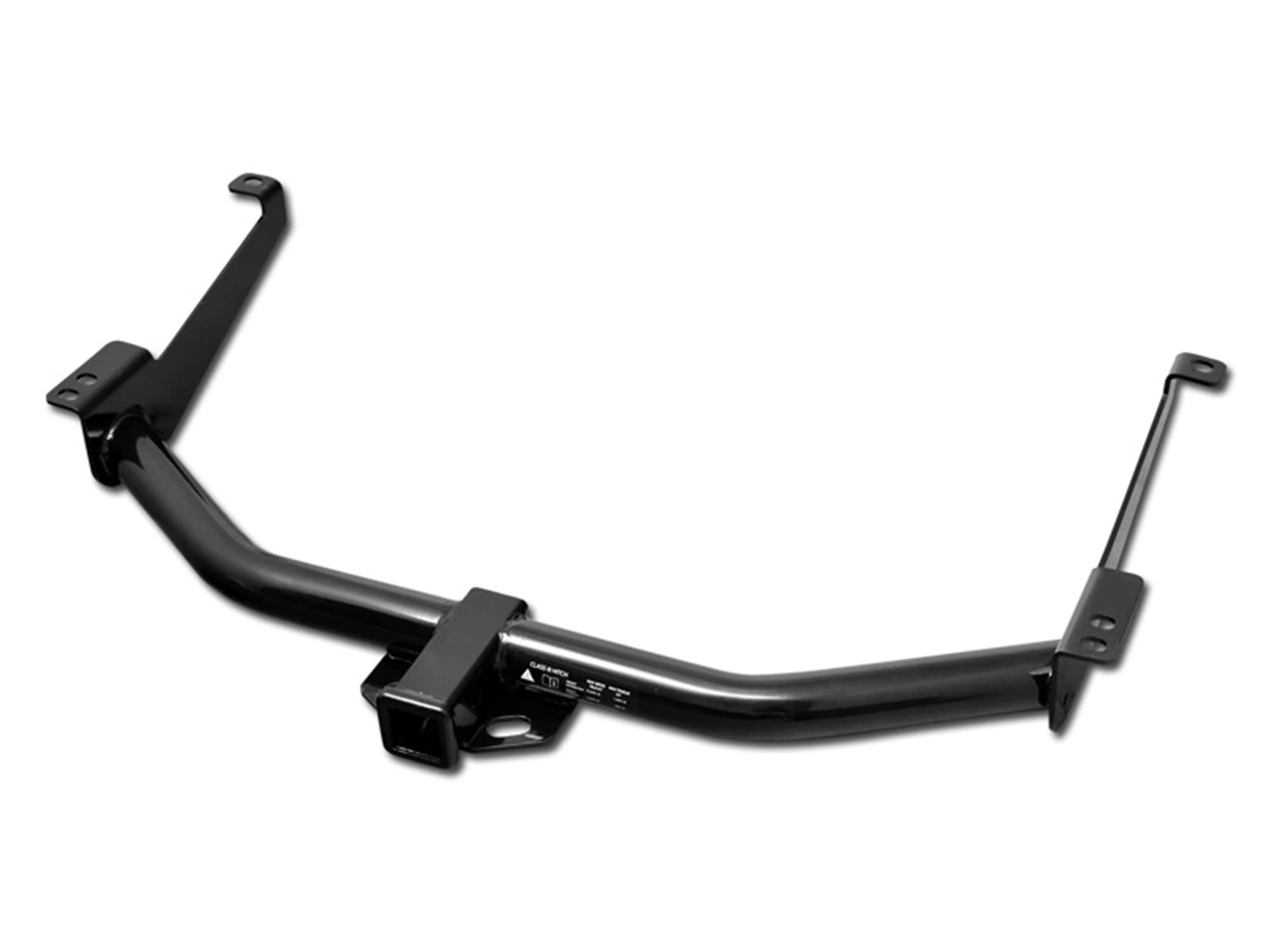 Class 3 Armordillo Trailer Tow Hitch with 2" Receiver Tube - Black Fits 2004-2015 Nissan Titan