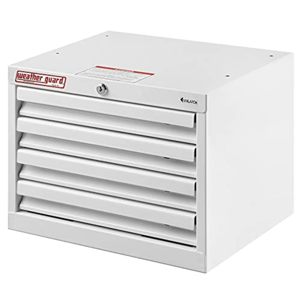4 Drawer Weather Guard Tall Cabinet, White 9914302