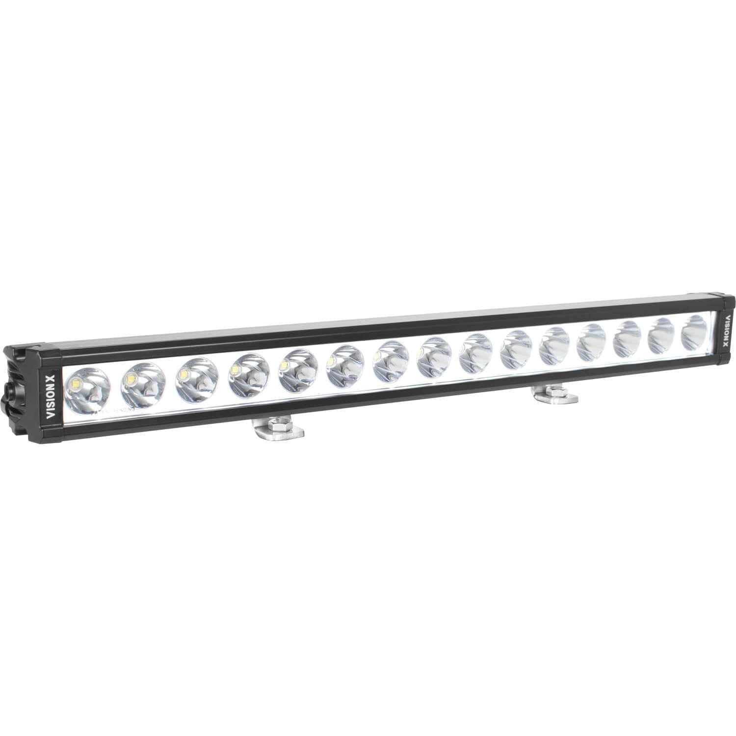 Vision X Lighting 21″ XPL Series Halo 15 Led Beam Light Bar XPL-H15EMH (Including End Cap Mounting L Bracket And Harness)