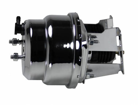 7 Inch LEED BRAKES Dual Power Booster (Chrome)