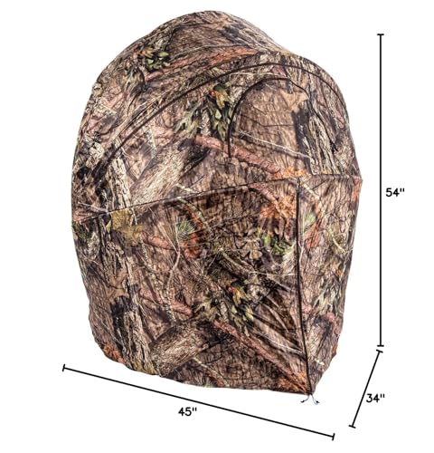 Tent Chair Ameristep Blind | 1-Person Hunting Blind in Mossy Oak Break-Up Country