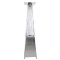 42,000 BTU Dyna-Glo Stainless Steel Pyramid Flame Patio Heater
