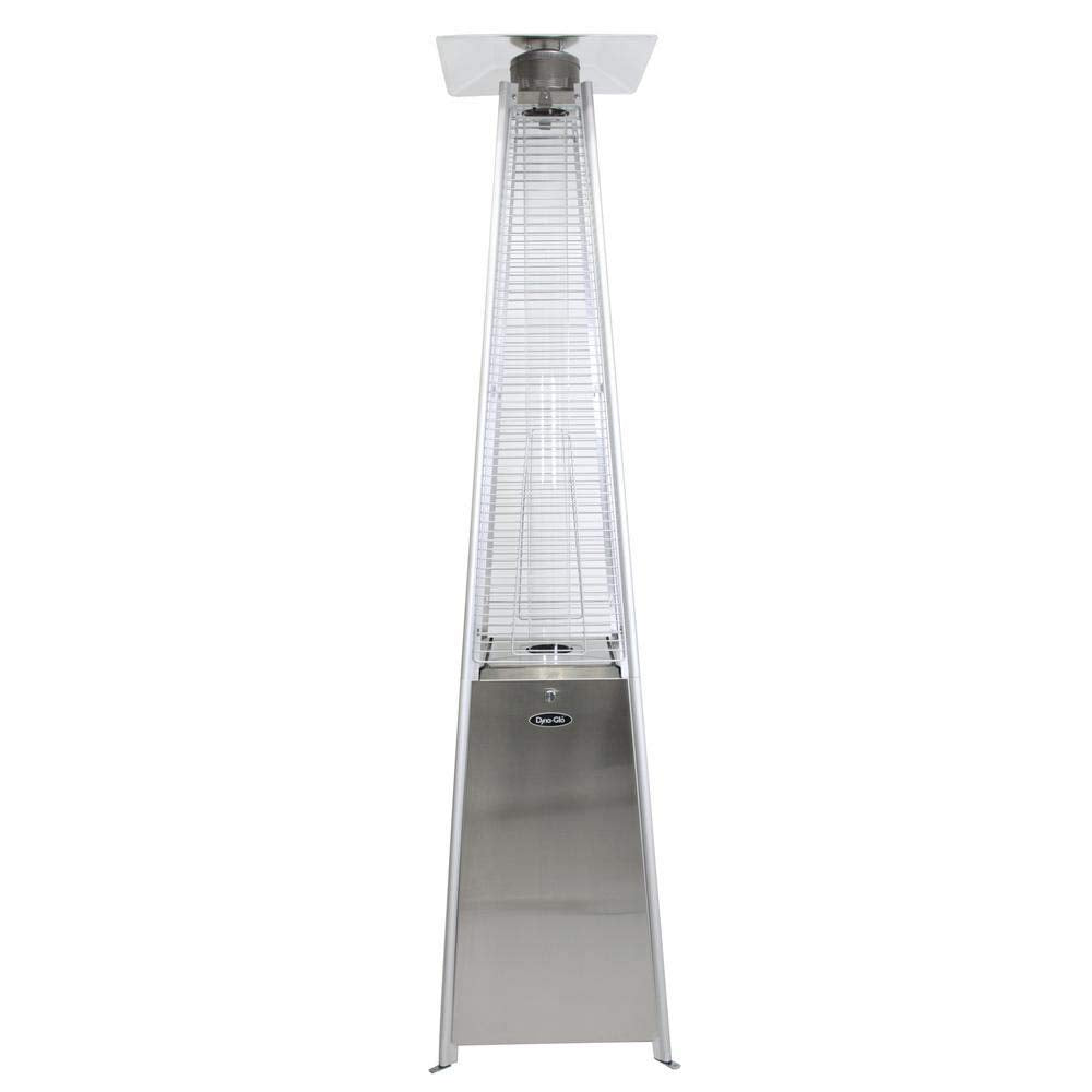 42,000 BTU Dyna-Glo Stainless Steel Pyramid Flame Patio Heater