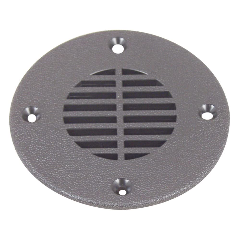 T-H Marine Floor Drain and Vent Cover FD-2-DP - Black, 2-1/2"