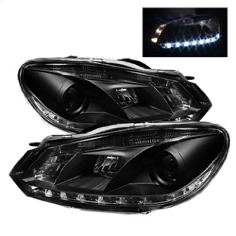 Auto Spyder 5012111 Projector Style Headlights Black/Clear