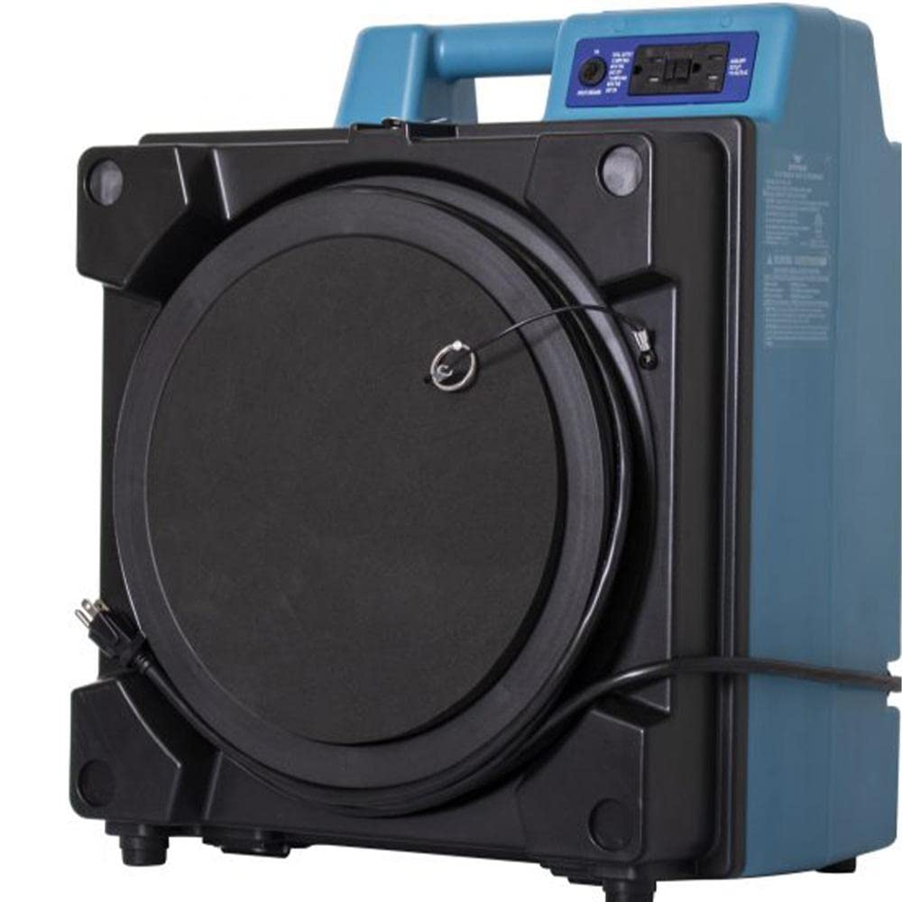 XPOWER 3 Stage Filtration X-4700A Professional HEPA Purifier System, Negative Air Machine, Airbourne Air Cleaner, Air Scrubber with Build-in GFCI Power Outlets