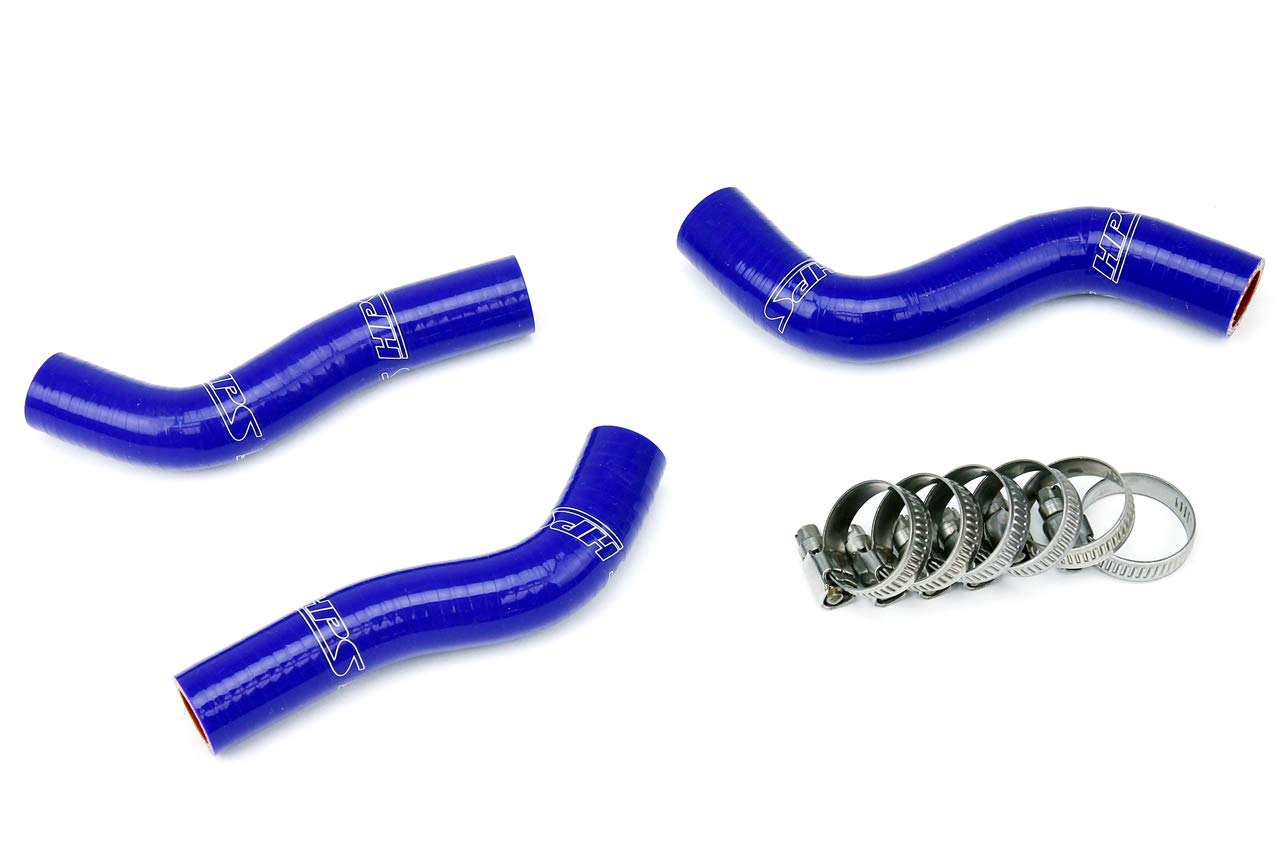Blue HPS 57-1248-BLUE Silicone Radiator Coolant Hose Kit