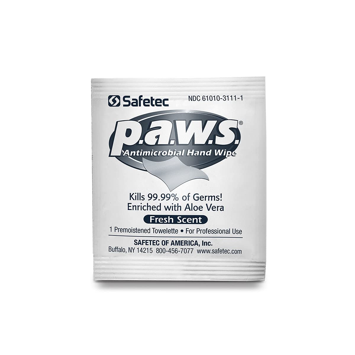 Hand Wipes Safetec Paws, 100 ct. (Individuals) Box (10 Boxes/case)