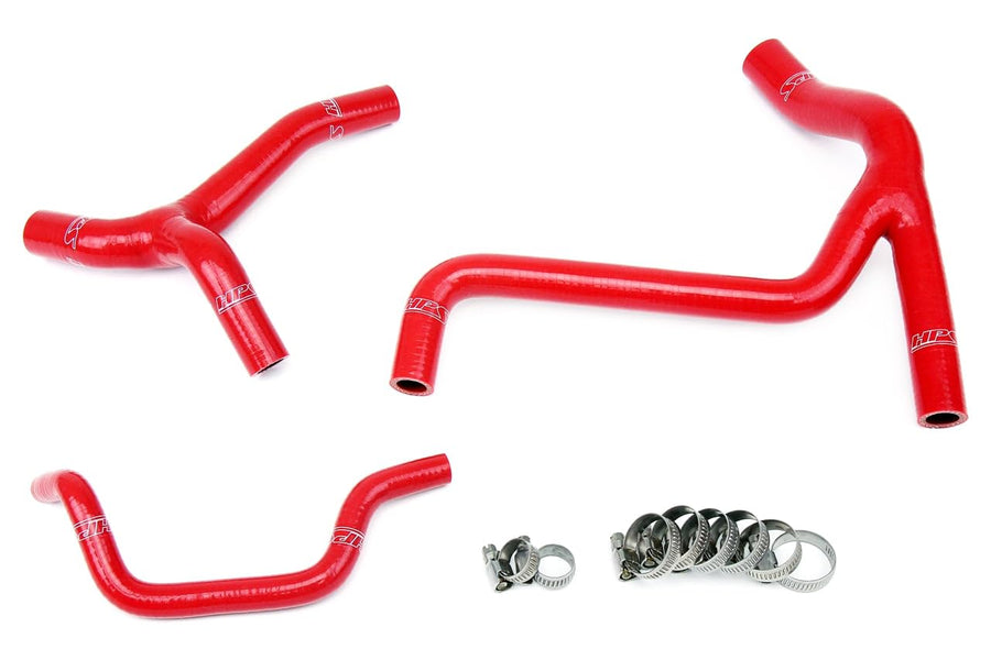 Red Silicone HPS 57-1246-RED Radiator Coolant Hose Kit