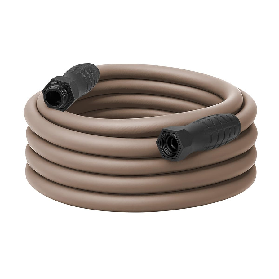 Colors Flexzilla SwivelGrip Garden Hose 5/8 in. x 50 ft., Lightweight All-Weather Water Hose, Durable and Flexible, Leak-Free Connections, Brown Mulch