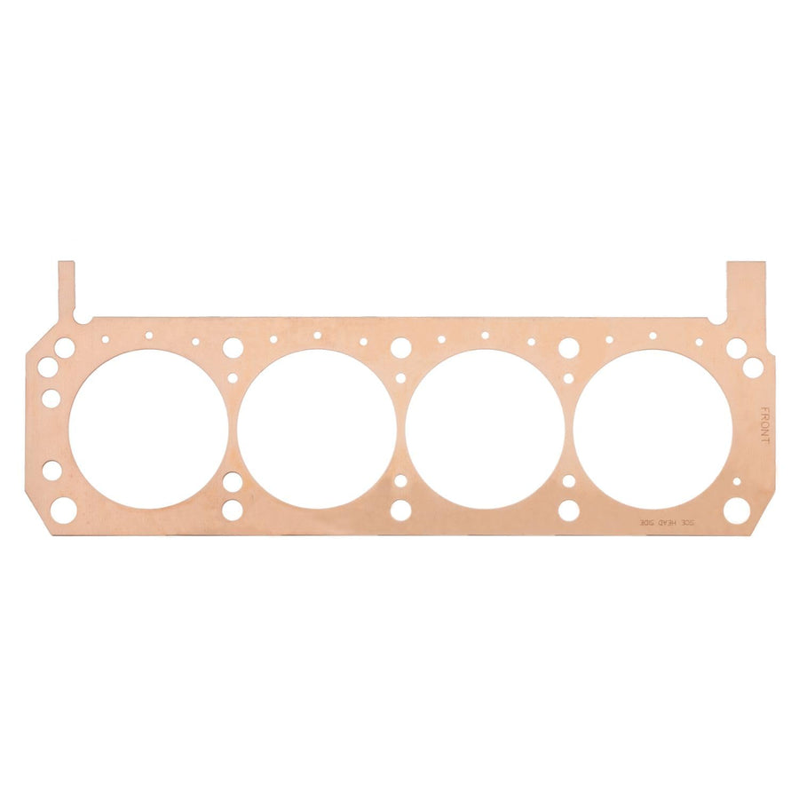 SCE Gaskets Cylinder Head Gasket, 4.160 in Bore, Pro Copper, 0.080 in Compression Thickness, Copper, Driver Side, Small Block Ford, Each