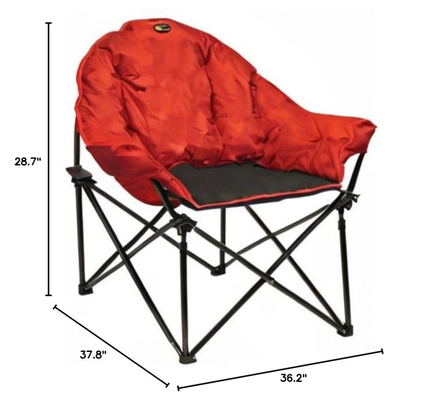 Big Dog FAULKNER 49579 Bucket Chair, Burgundy/Black