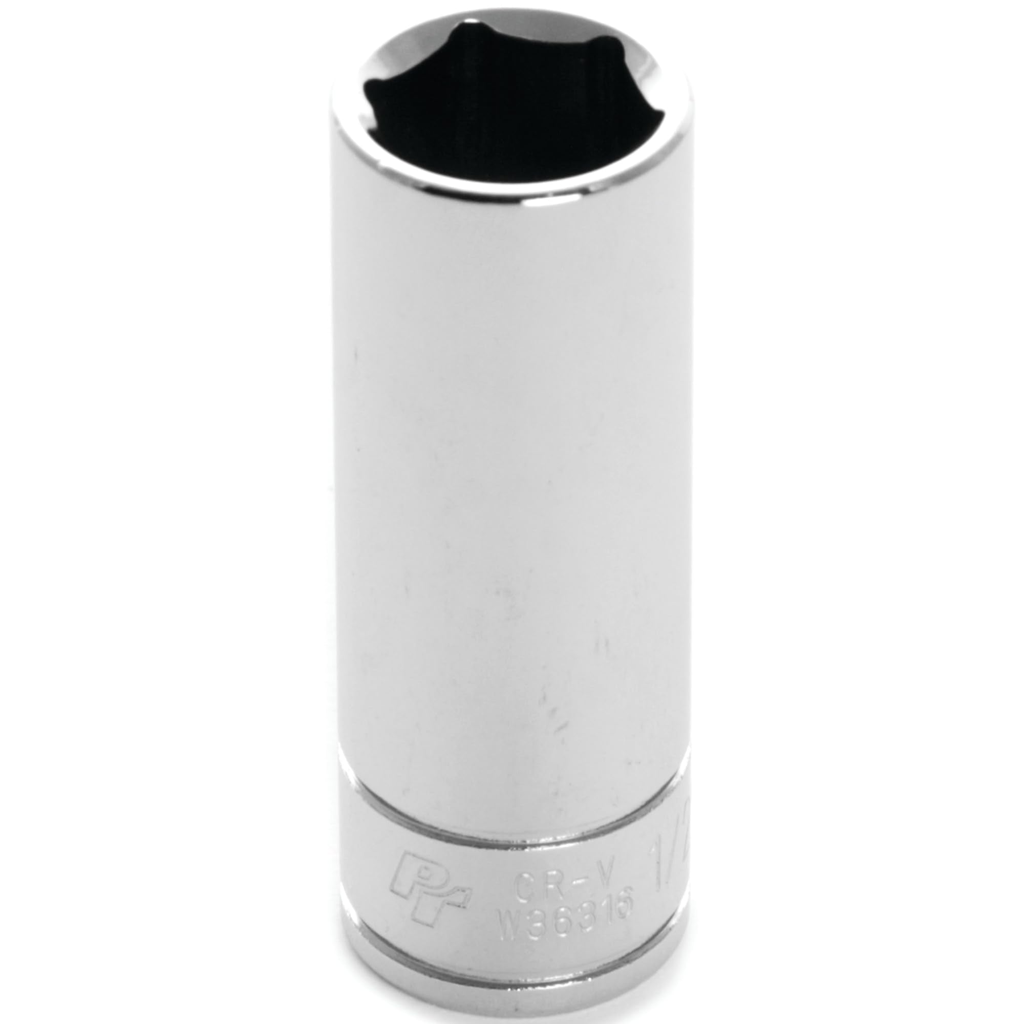 1/4 Drive Performance Tool W36316 Chrome 6-Point Socket, 1/2