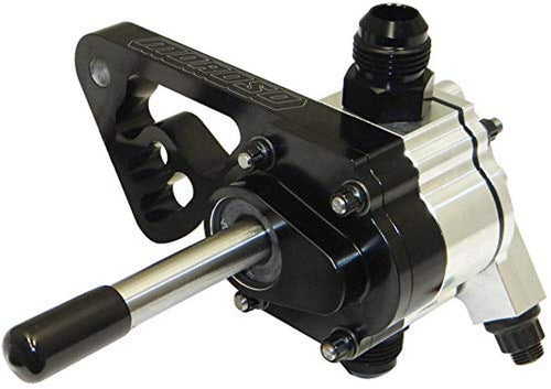 Moroso 22361 External Single Stage Oil Pump w/Rear Fuel Pump Drive, Driver's Side Door Car Mount