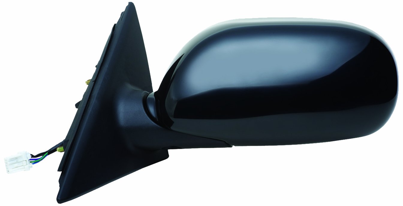 Infinity G35 Sedan Driver Side Replacement Flat Mirror, Black Fit System 68570N