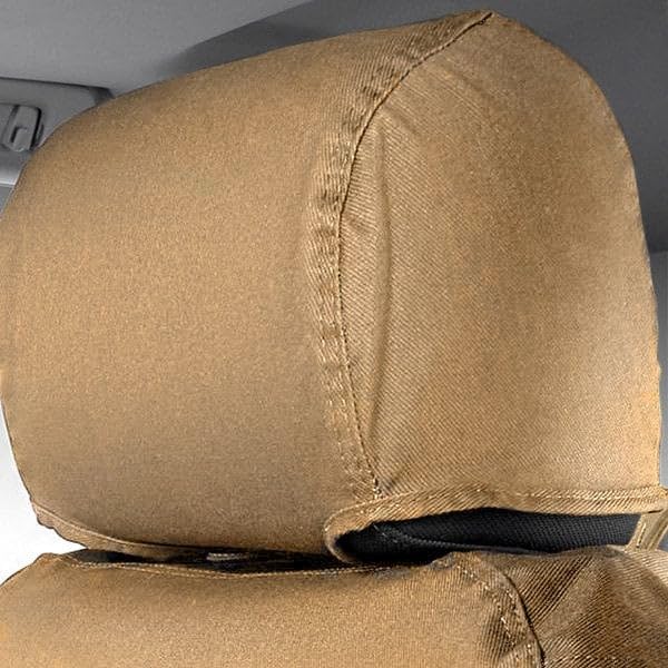 Covercraft Custom Seat Covers Polycotton Seat Saver, Tan
