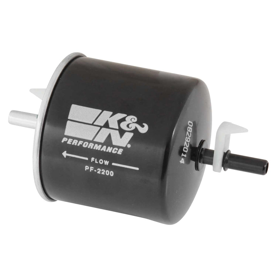 K&N High Performance Gasoline Fuel Filter: Premium Fuel Filter, Engine Protection Compatible with 1983-2013 Ford, Lincoln, Mercury, Mazda Fuel Injected Gasoline Engines, PF-2200
