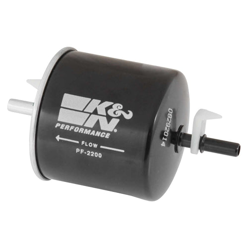 K&N High Performance Gasoline Fuel Filter: Premium Fuel Filter, Engine Protection Compatible with 1983-2013 Ford, Lincoln, Mercury, Mazda Fuel Injected Gasoline Engines, PF-2200