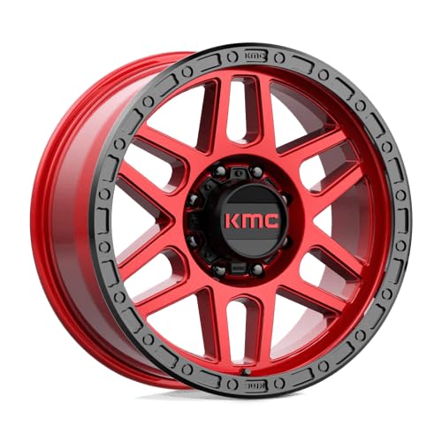 KMC Wheels 20X9 MESA 8X1805 0mm CANDY RED WITH BLACK LIP - KM54429088900