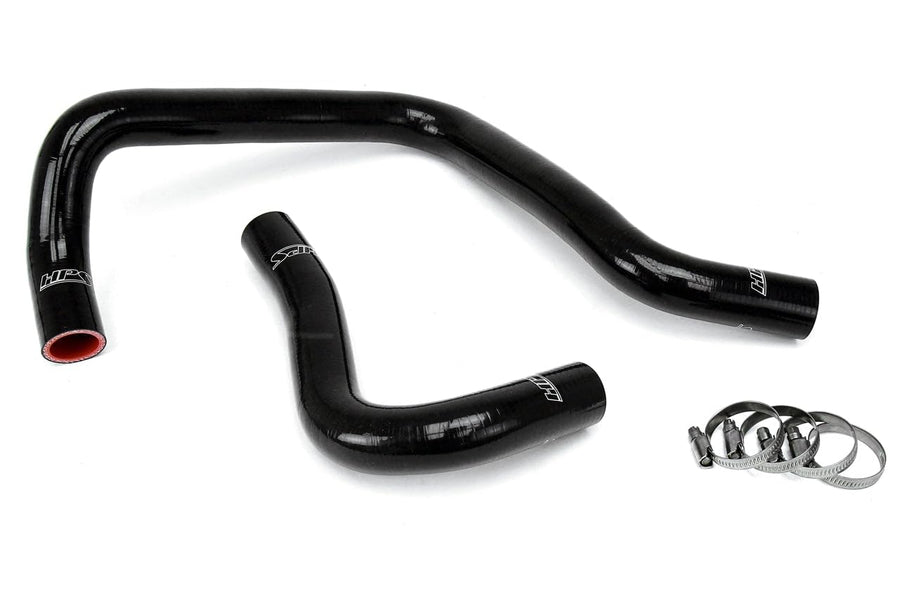 Black HPS 57-1003-BLK-2 Reinforced Silicone Radiator Hose Kit Coolant for Acura 94-01 In