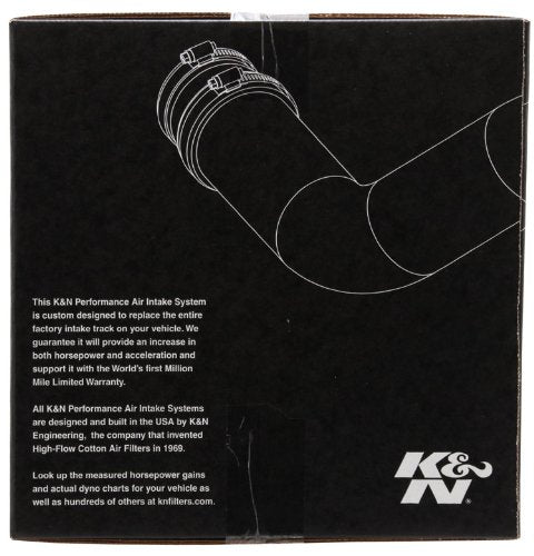 Cold Air Intake System K&N: High-Flow Air-Filter, Increase Performance & Horsepower: Compatible with 2013-2019 NISSAN Sentra, 69-7003TTK