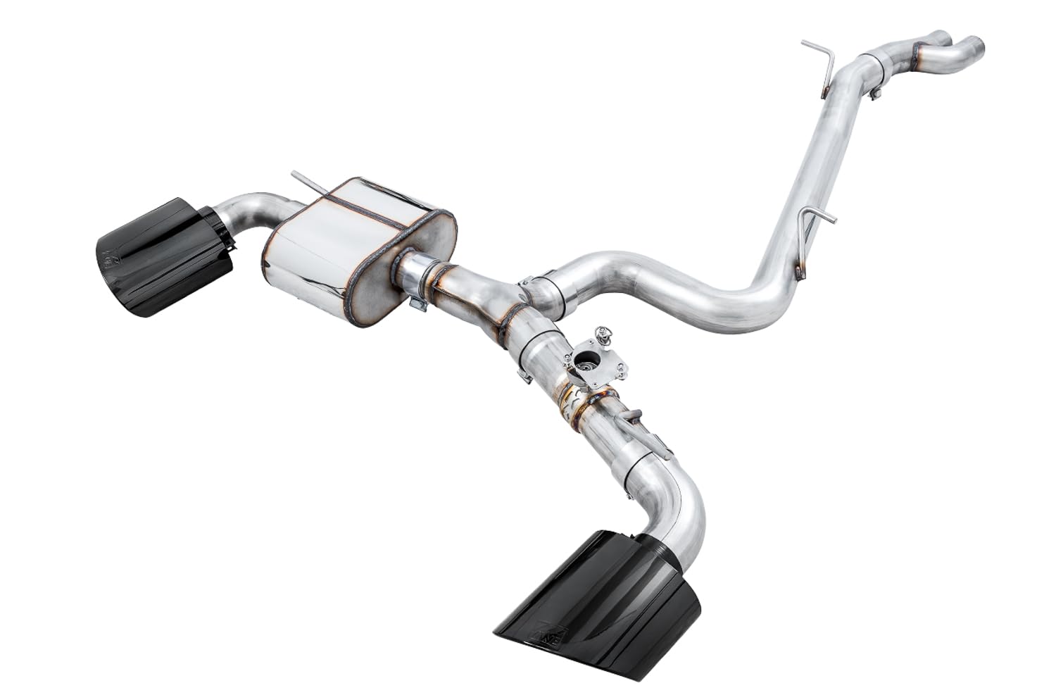 AWE Tuning SwitchPath Exhaust 17-19 Audi RS3 8V w/Diamond Black RS-Style Tips - 3025-33034