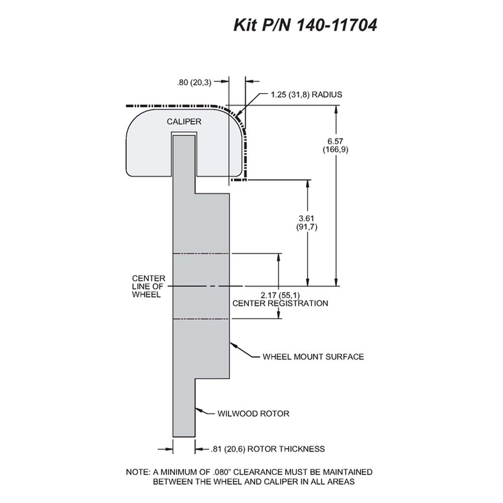Front Hat Kit FDLI,11.00"
