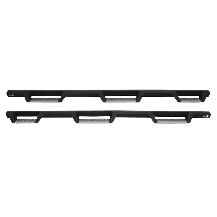 Westin HDX 56-5340152 Stainless Drop Wheel to Wheel Nerf Bars fits 1999-2016 F250 F350 F450 F550 Crew Cab 6'75" Bed Textured Black Pair
